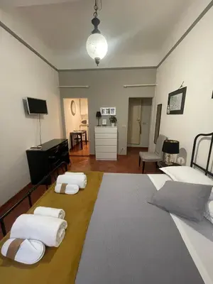 Letto o letti in una camera di Sweet Florence Bargello 3