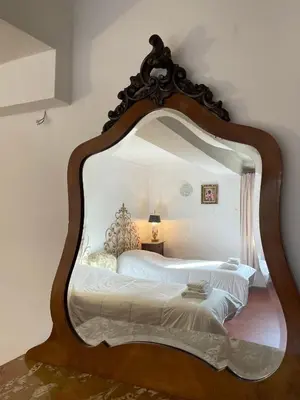 Letto o letti in una camera di Casa per la Pace