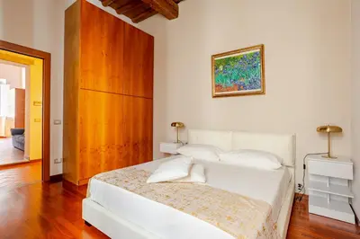 Letto o letti in una camera di Two bedrooms Verdi comfortable apartment