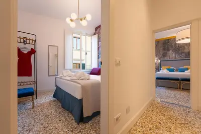 Letto o letti in una camera di Panicale, brand new designed apt in a top location