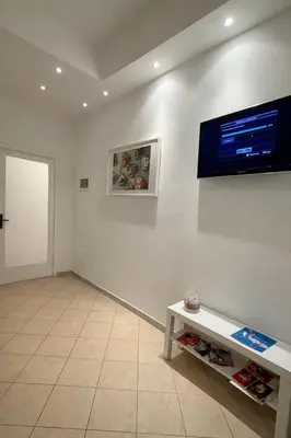 TV o dispositivi per l'intrattenimento presso Laura Apartment
