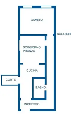Planimetria di Apartment Sant Egidio