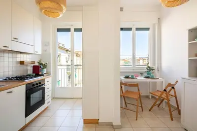 Cucina o angolo cottura di Attico Monteverdi