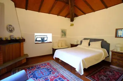 Letto o letti in una camera di Villa on the hills of Florence relax and culture