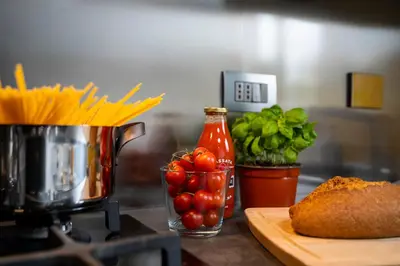 Cibo presso l'appartamento o nelle vicinanze