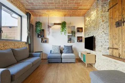 Area soggiorno di Casa Li-fi Cozy Tuscany House