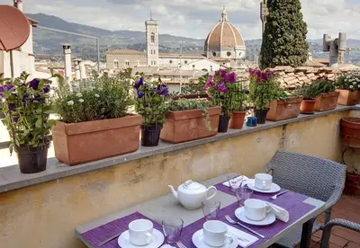 Balcone o terrazza di Florence view apartment