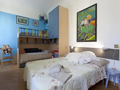 Letto o letti in una camera di Oltrarno Home Silvia Florence
