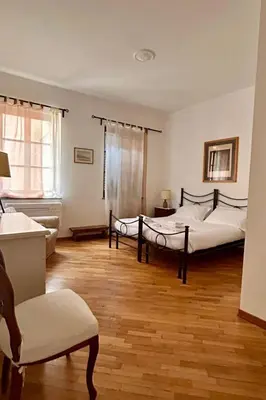Letto o letti in una camera di Apartment Federighi Loft mit Aufzug by Interhome
