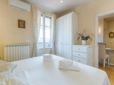 Letto o letti in una camera di Apartment Wohnung 'Ephesus' mit Terrasse by Interhome