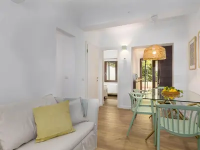 Area soggiorno di Apartment by Interhome
