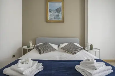 Letto o letti in una camera di Family Apartment in the Heart of Florence