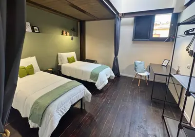 Letto o letti in una camera di Santa Rosa Stables