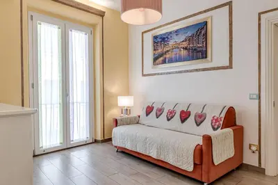 Letto o letti in una camera di Romantic Apartment Ponte Vecchio