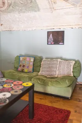 Area soggiorno di The Smallest Hostel of Florence