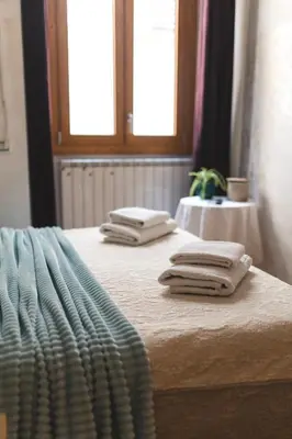Letto o letti in una camera di The Smallest Hostel of Florence