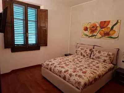 Letto o letti in una camera di Casa di Flory