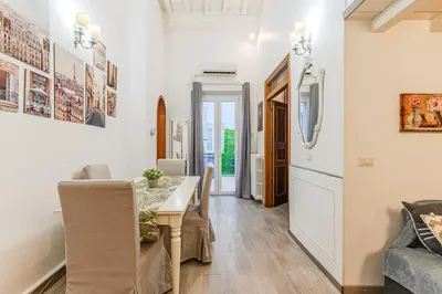 Area soggiorno di Charming retreat with private outdoor near Santa Croce