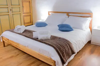 Letto o letti in una camera di Industrial House - S. Niccolò Arno