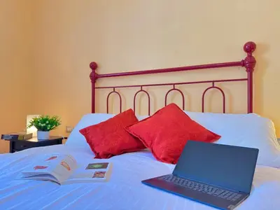 Letto o letti in una camera di Homeby, Casa Spontini