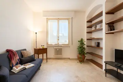 Area soggiorno di Orcagna Apartment