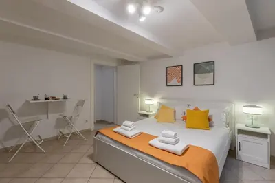 Letto o letti in una camera di Apartment in central Florence
