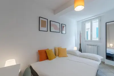 Letto o letti in una camera di Apartment in central Florence