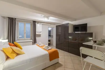 Letto o letti in una camera di Apartment in central Florence