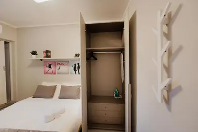 Letto o letti in una camera di Guest House Lippi 35 in centro a 19 Minuti da Firenze