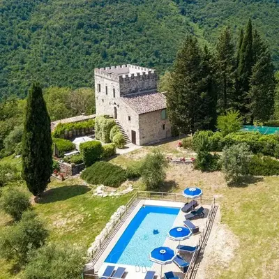 Medieval Castle From 1100 In Chianti
