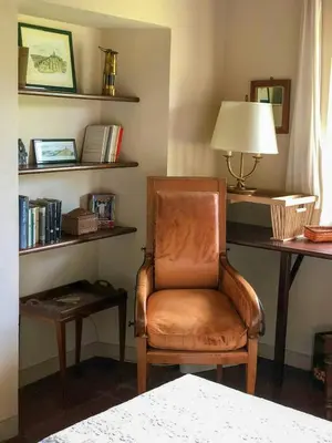 Letto o letti in una camera di Villa In Village Among Val Di Pesa Vineyards