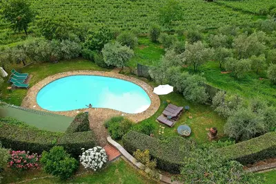 Piscina di Villa In Village Among Val Di Pesa Vineyards o nelle vicinanze