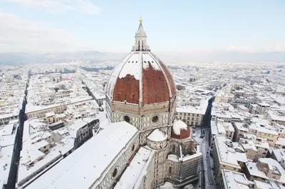 De Medici Central Roms durante l'inverno
