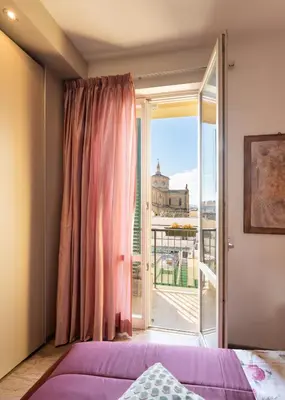 Letto o letti in una camera di La Casa di Flora