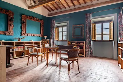 Area soggiorno di Villa Il Casalino, Florentine Hills with Pool