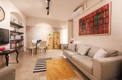 Area soggiorno di Apartments Florence - The Rose of Florence