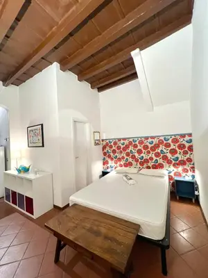 Letto o letti in una camera di Loft Del Corso