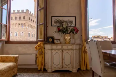 Area soggiorno di Magic Signoria Apartment