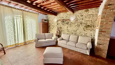 Area soggiorno di Il Nido del Viaggiatore