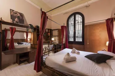 Letto o letti in una camera di Liberty Sweet home