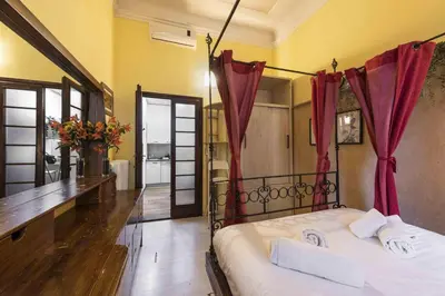 Letto o letti in una camera di Liberty Sweet home