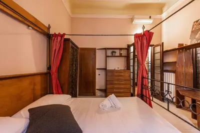 Letto o letti in una camera di Liberty Sweet home