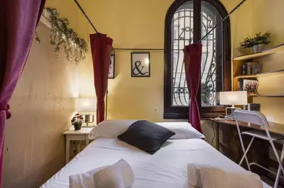 Letto o letti in una camera di Liberty Sweet home