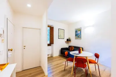 Area soggiorno di Arno Charm Stay - San Frediano - Florence Italy