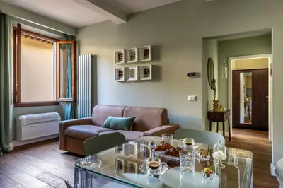 Area soggiorno di Geometric Design Suite by Maison Florence