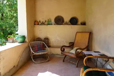 Area soggiorno di The gardener - charming cottage