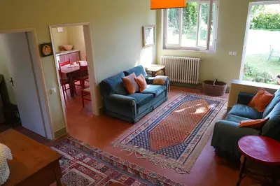 Area soggiorno di The gardener - charming cottage