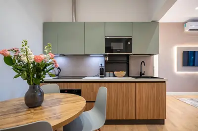 Cucina o angolo cottura di Apartment Aria Florence 5 min da SF SMN