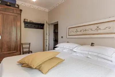 Letto o letti in una camera di Villa Porcigliano Olive Grove
