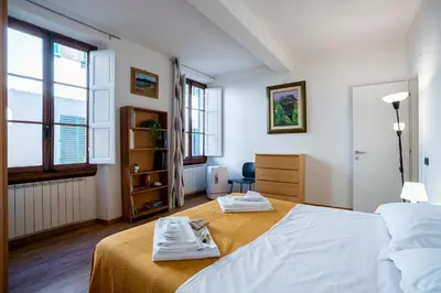 Letto o letti in una camera di 2br historic center, perfect for visiting Florence